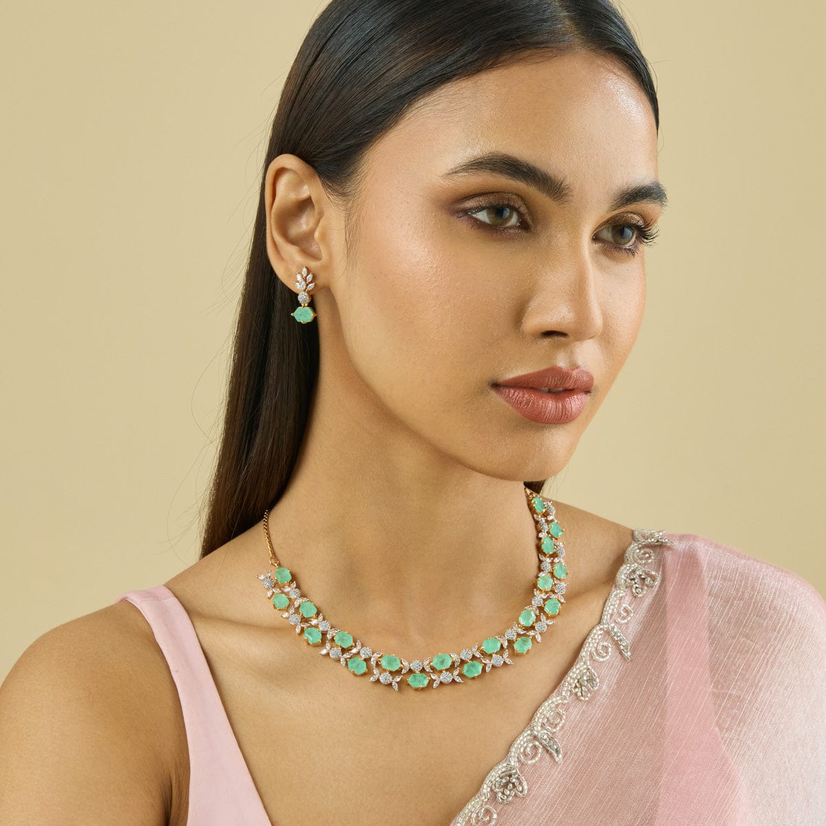 Zircon Necklace Zircon Necklace 182058