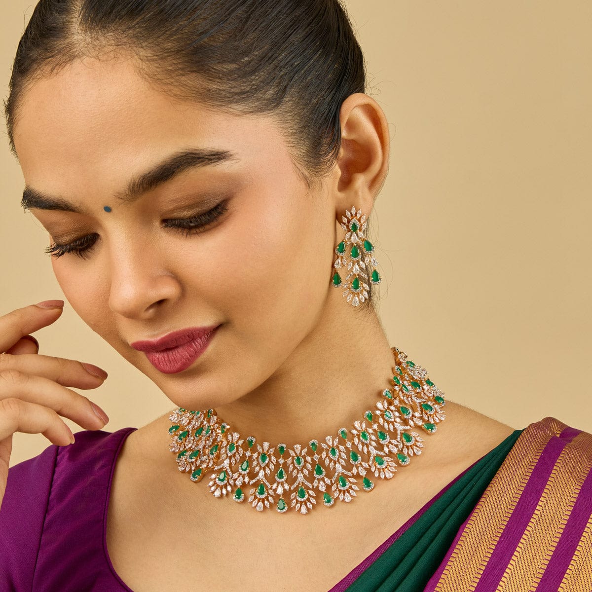 Zircon Necklace Zircon Necklace 182123