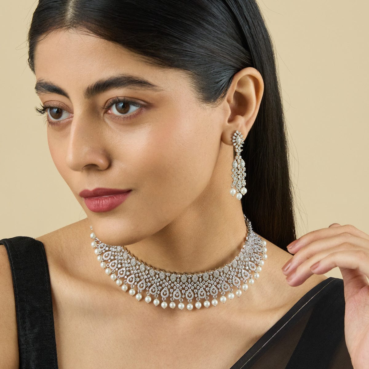 Zircon Necklace Zircon Necklace 182132