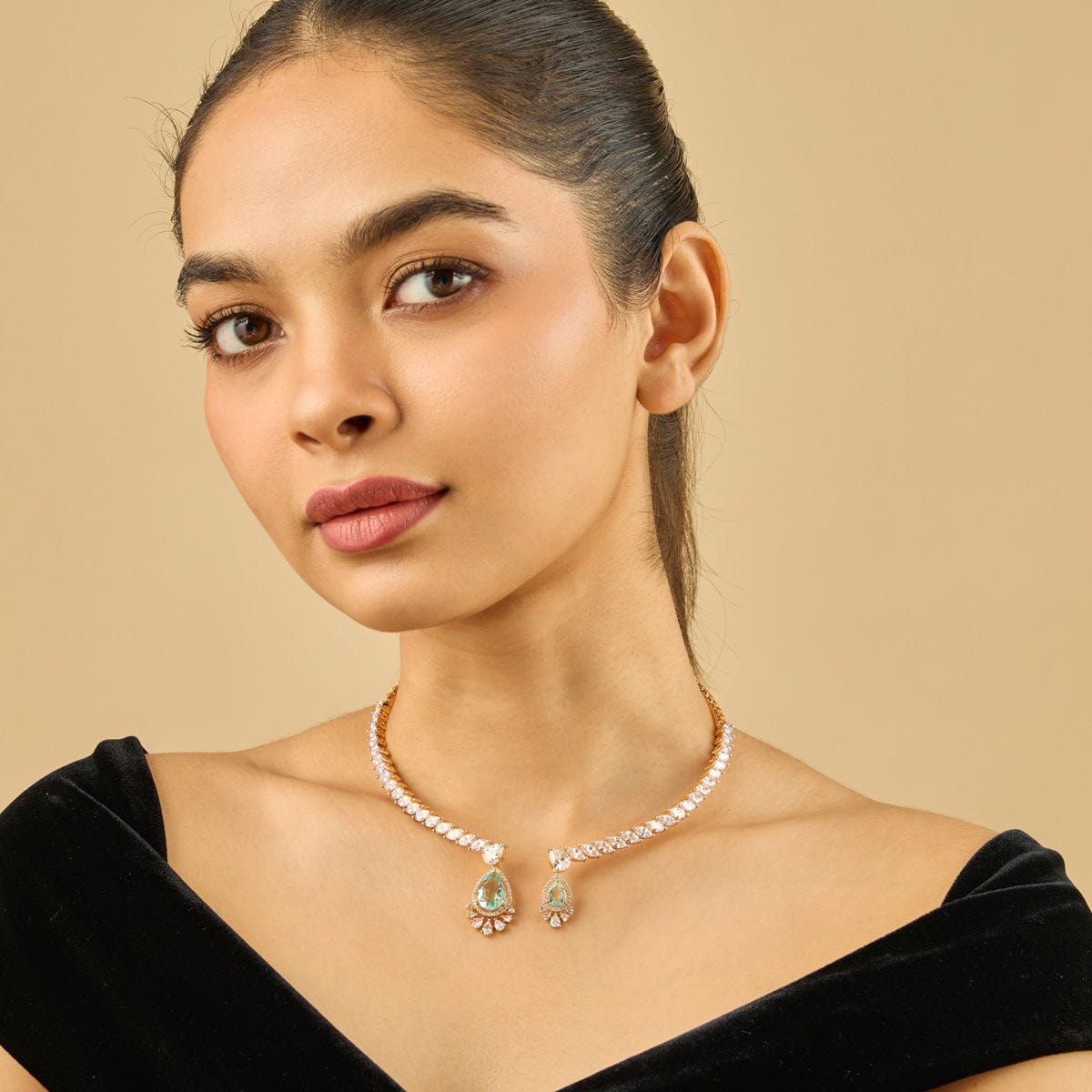 Zircon Necklace Zircon Necklace 182138