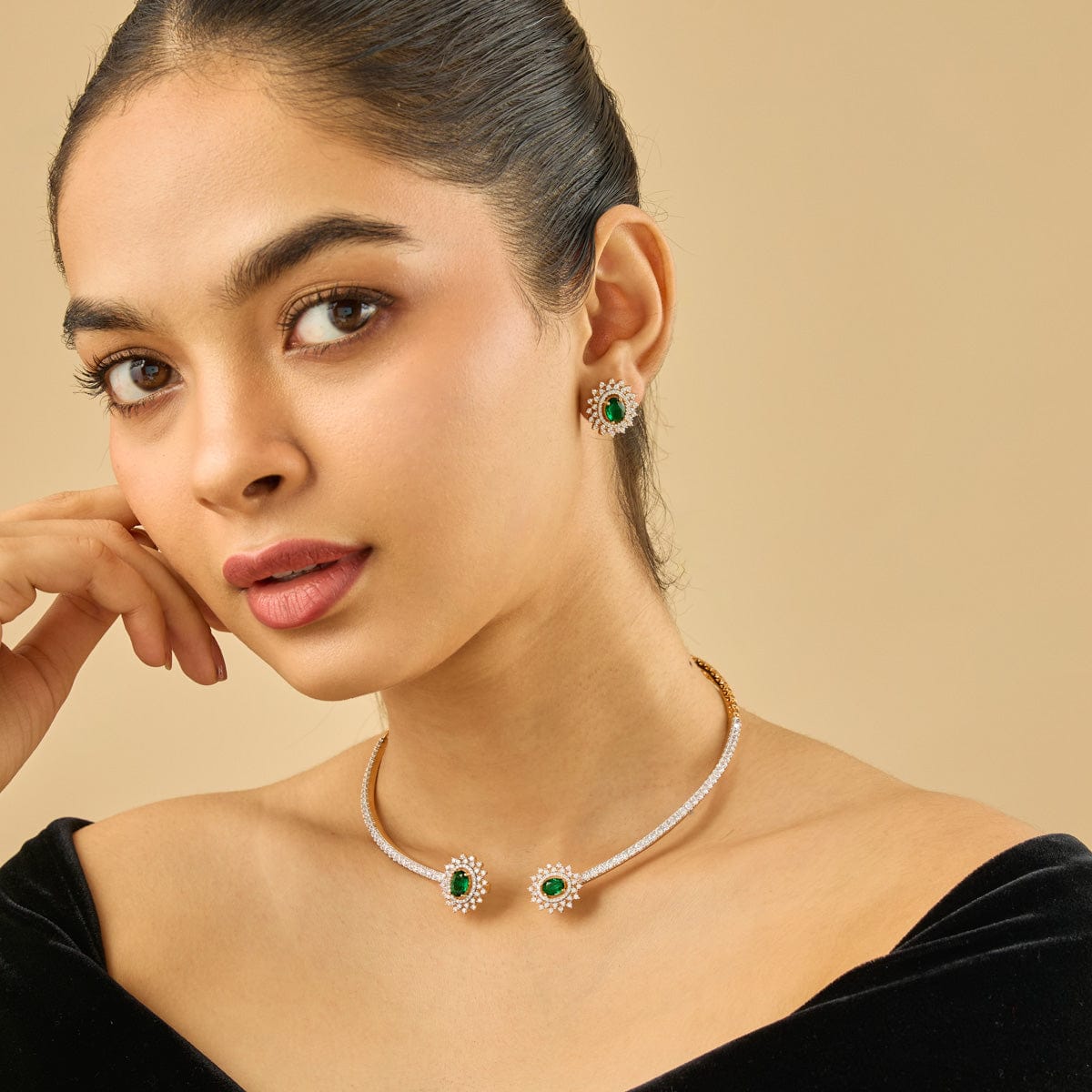 Zircon Necklace Zircon Necklace 182139