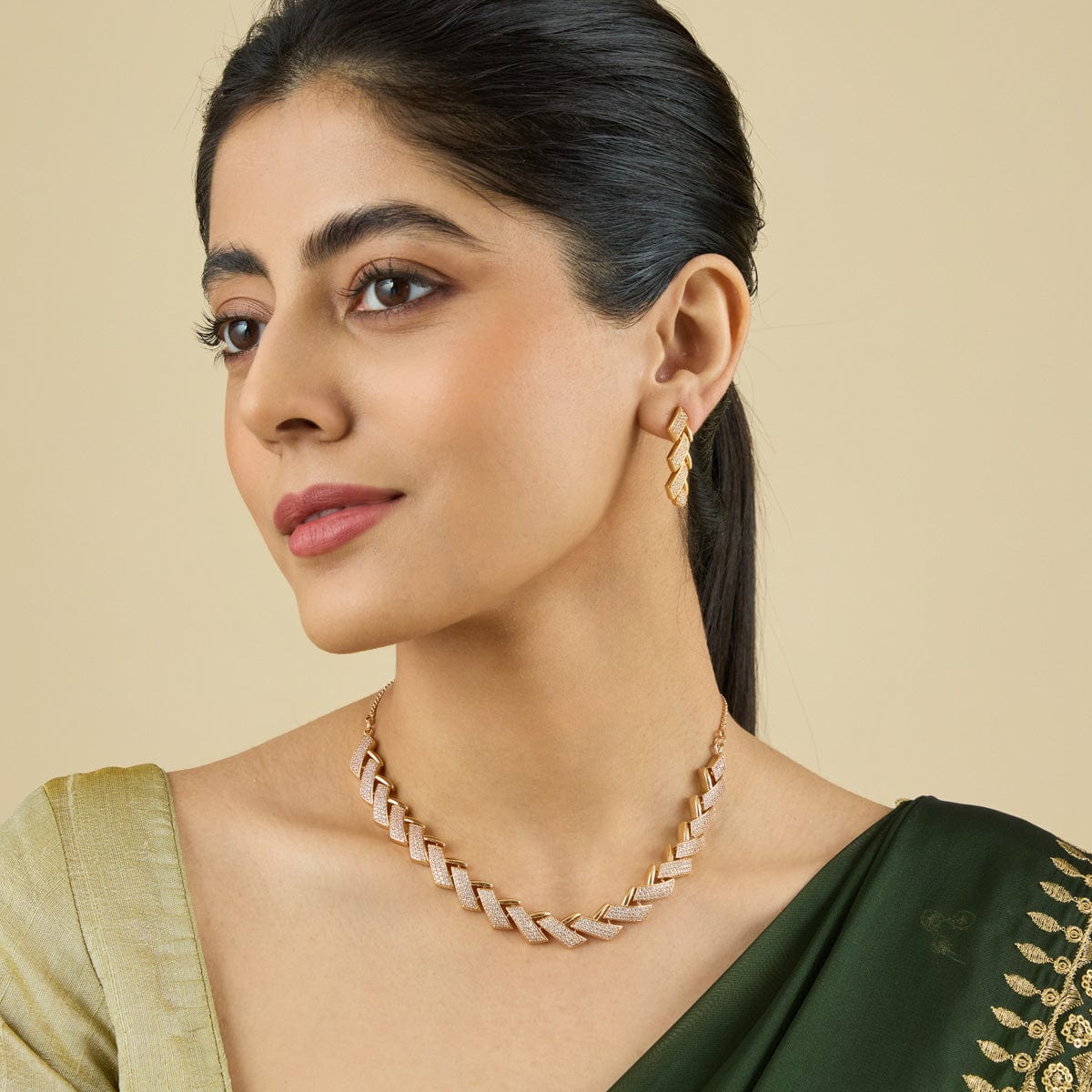 Zircon Necklace Zircon Necklace 182301