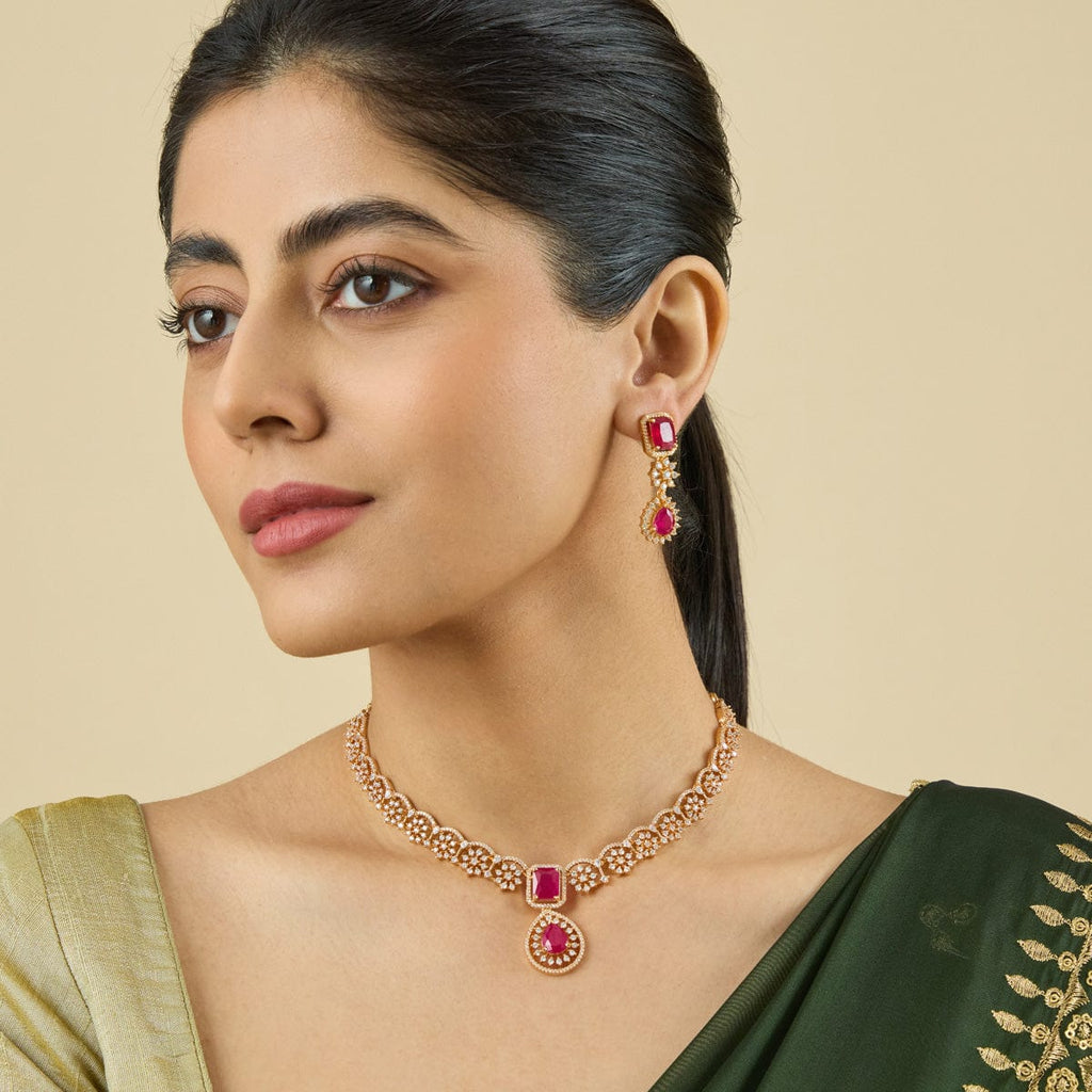 Zircon Necklace Zircon Necklace 182650