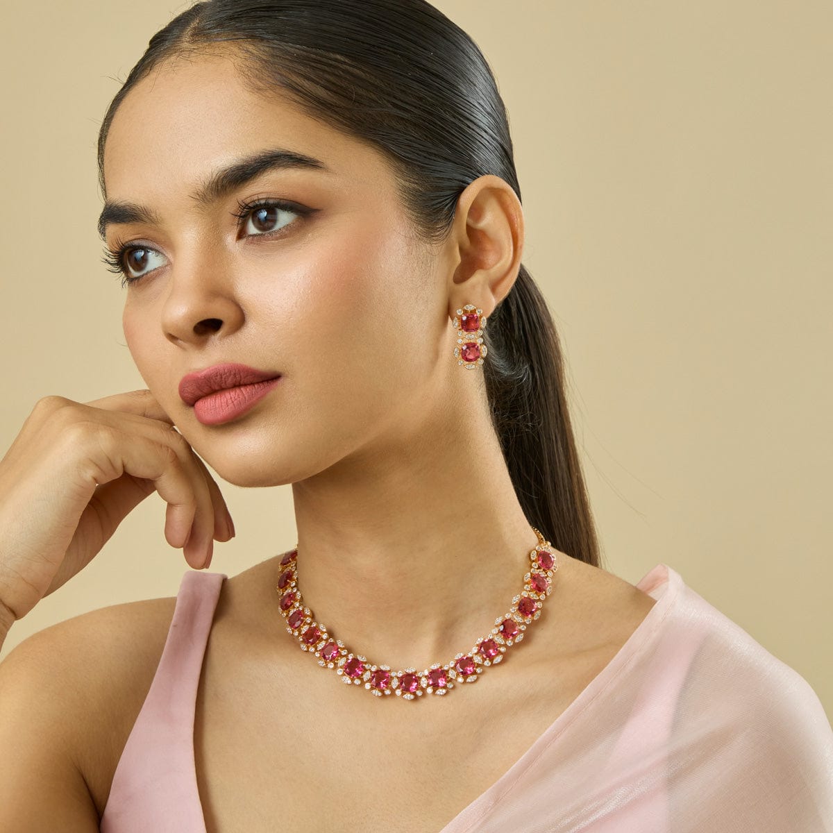 Zircon Necklace Zircon Necklace 182654