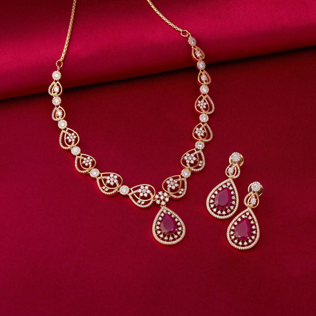 Zircon Necklace Zircon Necklace 184389