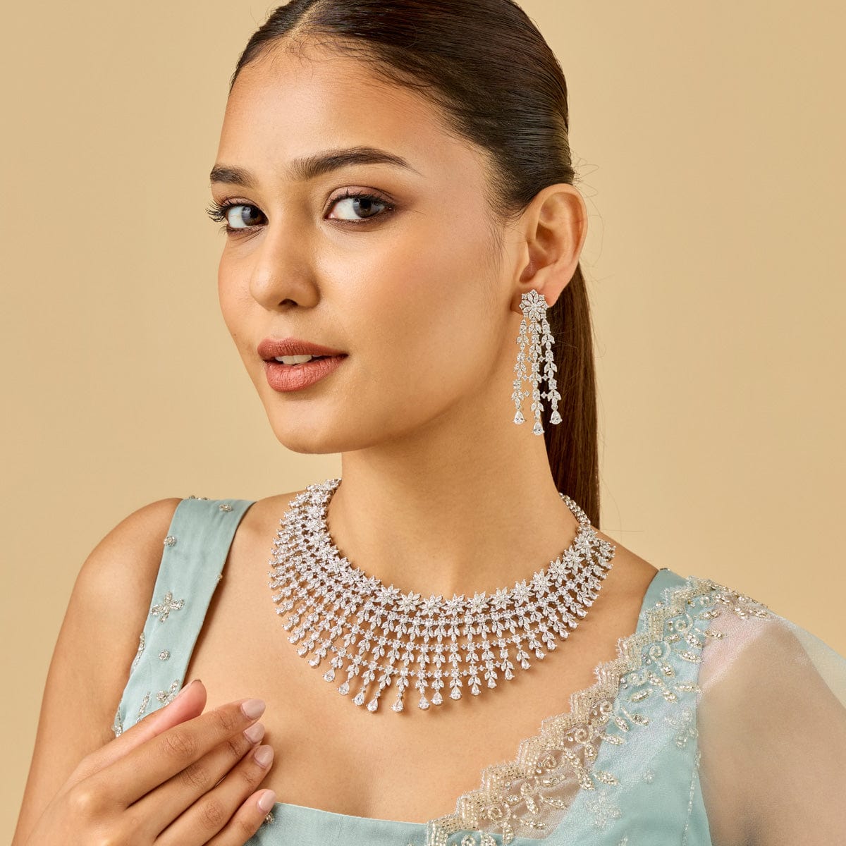 Zircon Necklace Zircon Necklace 184462