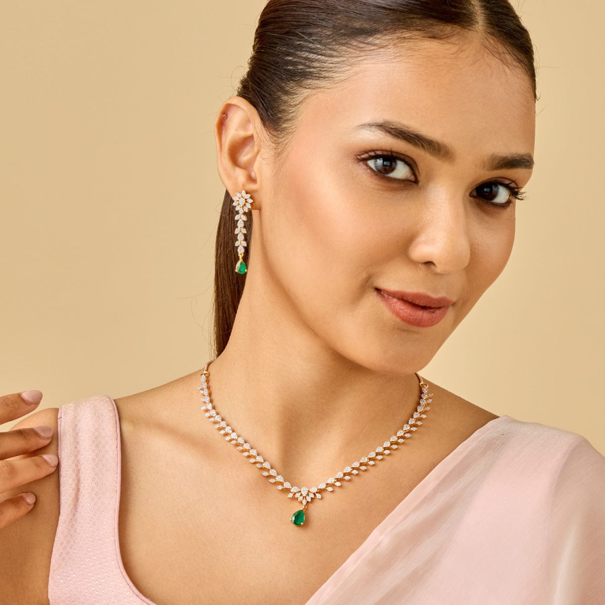 Zircon Necklace Zircon Necklace 184652