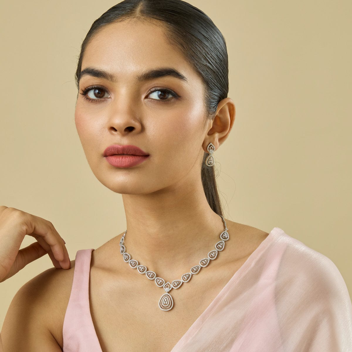 Zircon Necklace Zircon Necklace 184911