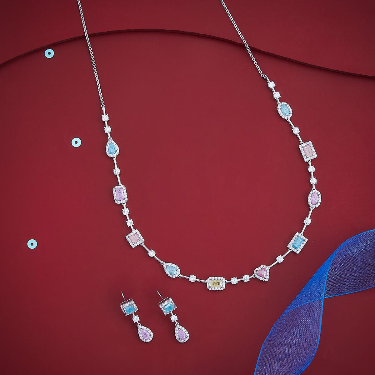 Zircon Necklace Zircon Necklace 185108