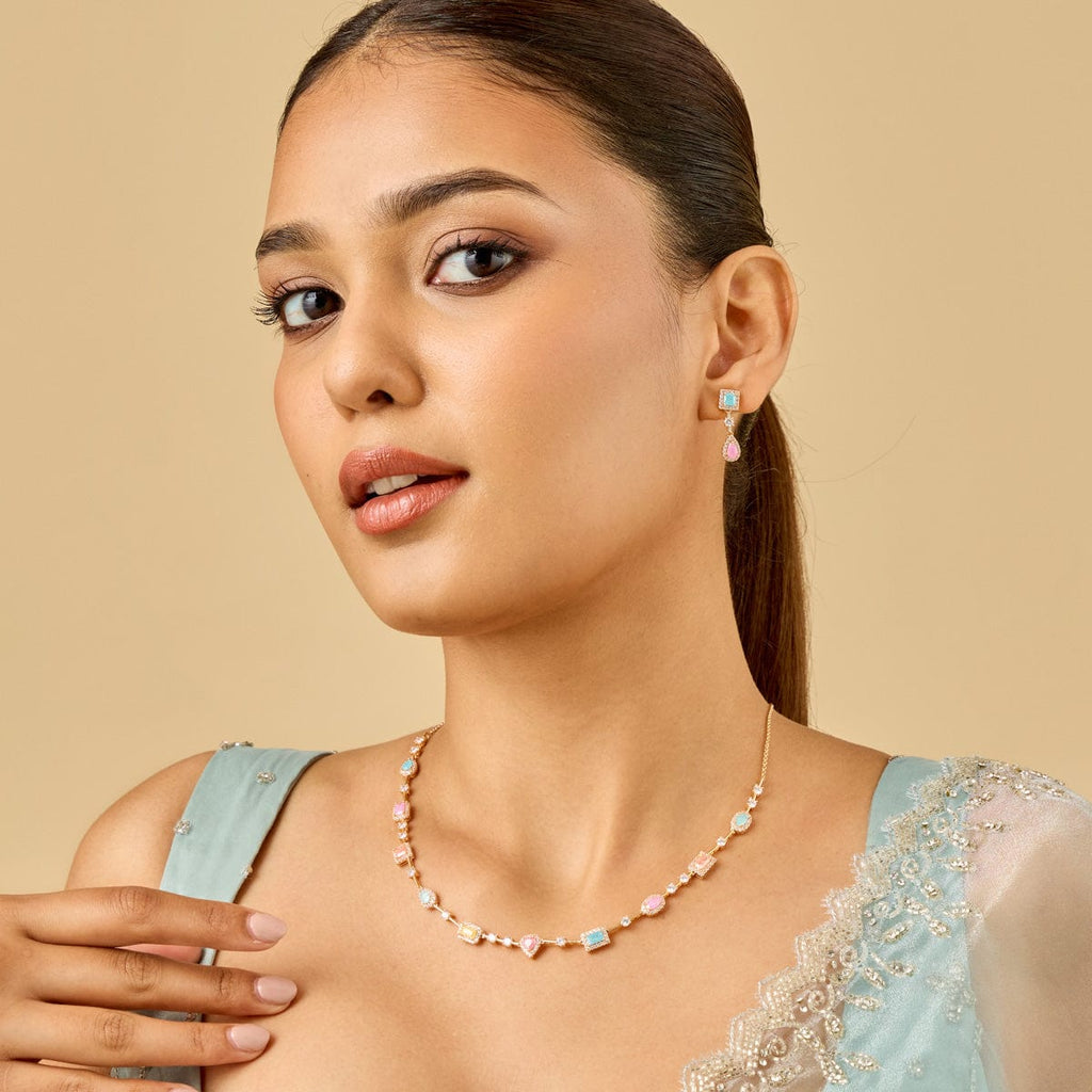 Zircon Necklace Zircon Necklace 185108