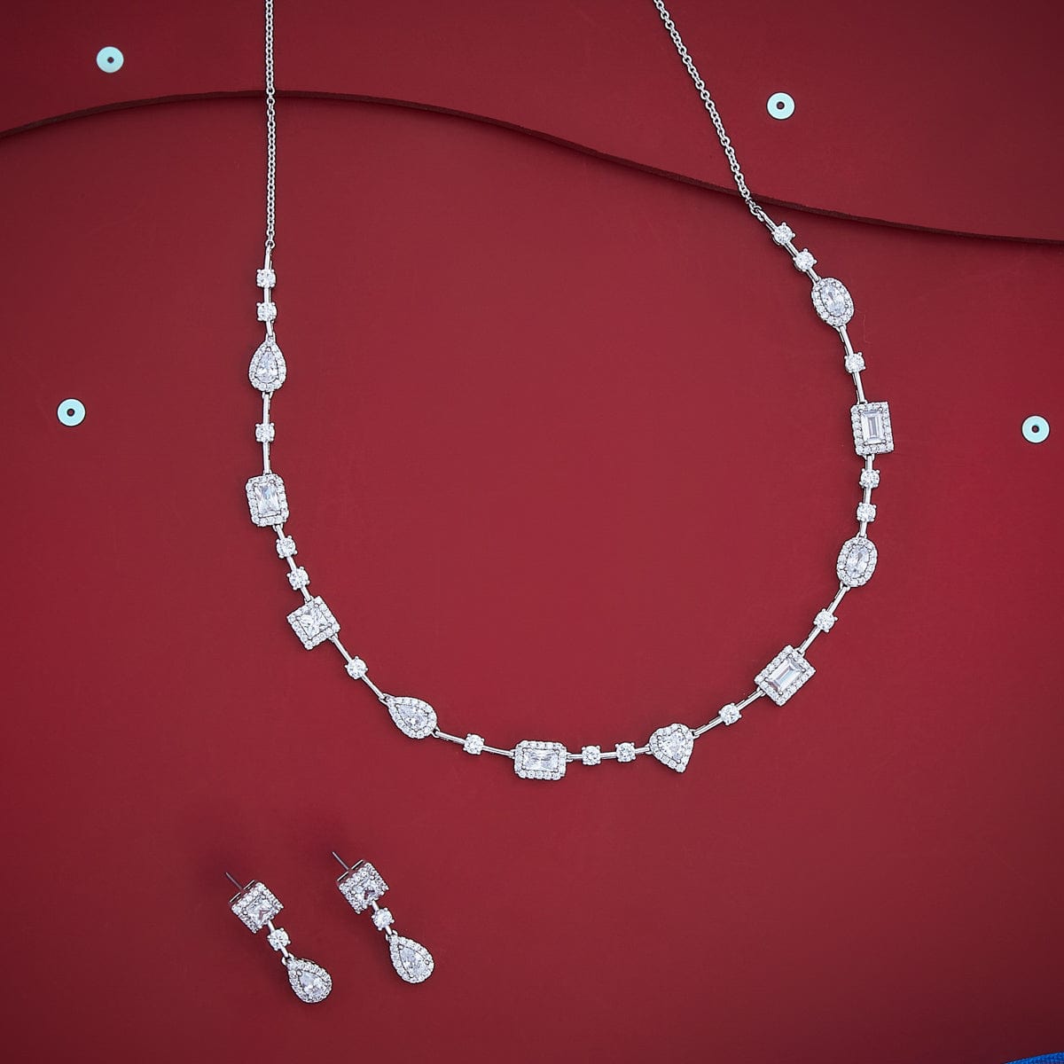 Zircon Necklace Zircon Necklace 185108