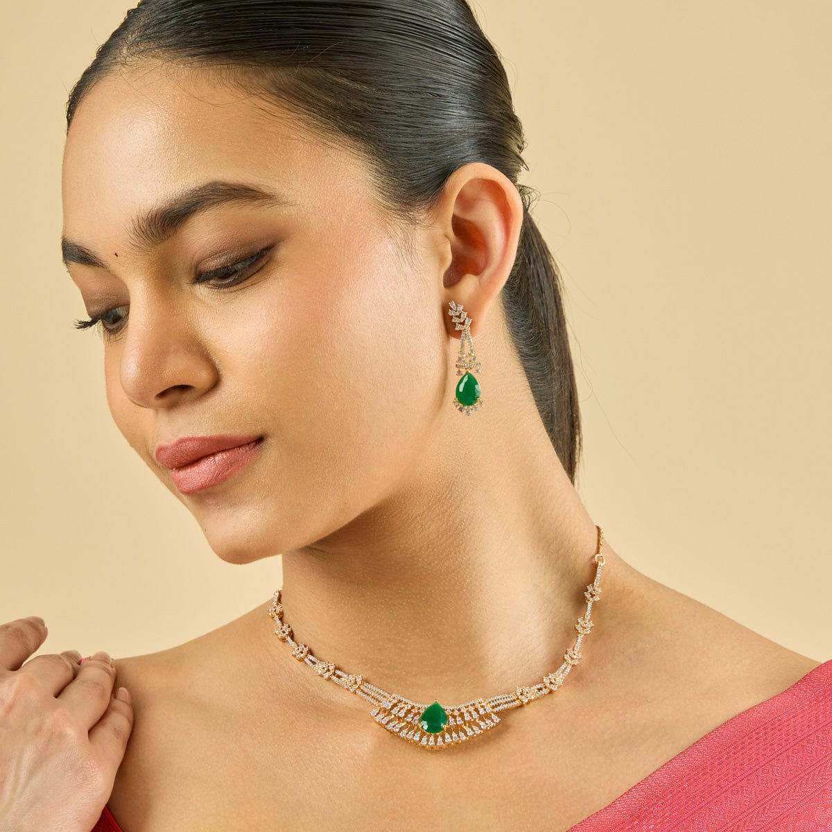 Zircon Necklace Zircon Necklace 185309