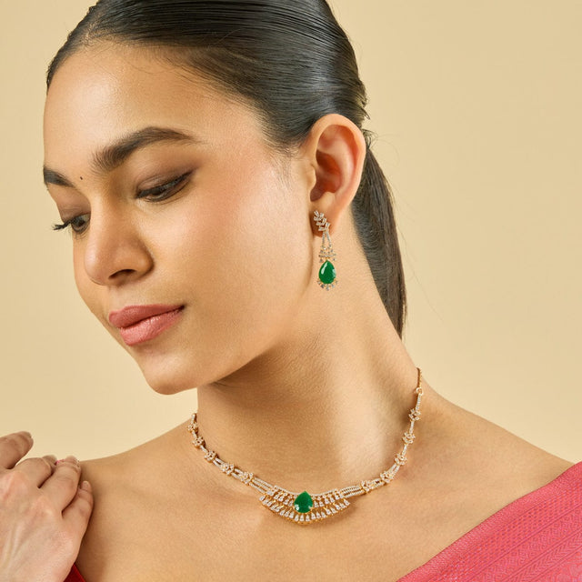 Zircon Necklace Zircon Necklace 185309