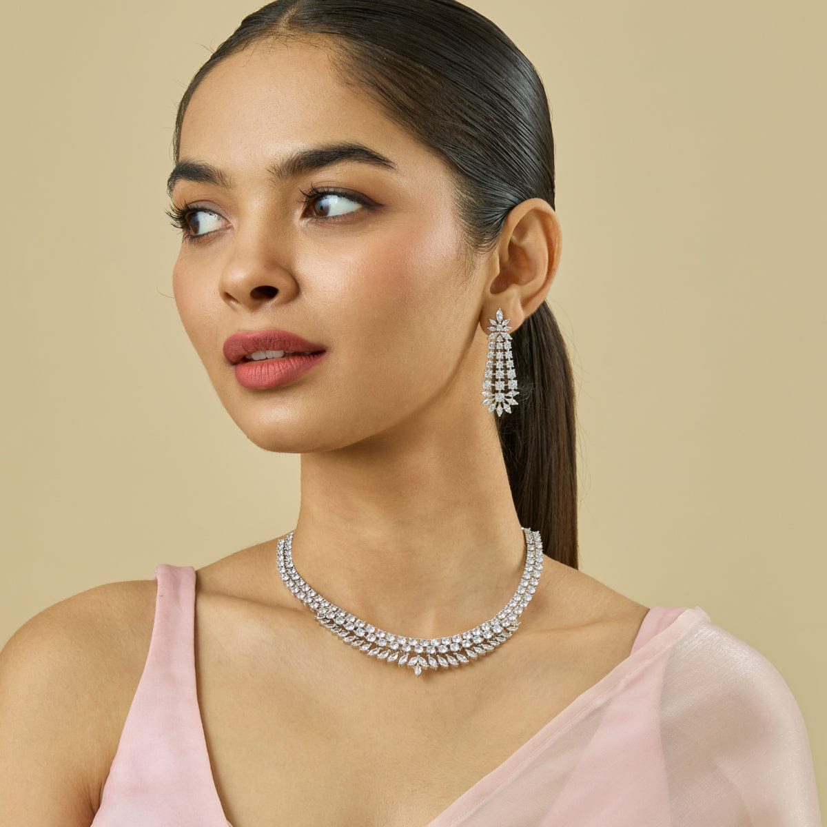 Zircon Necklace Zircon Necklace 185311