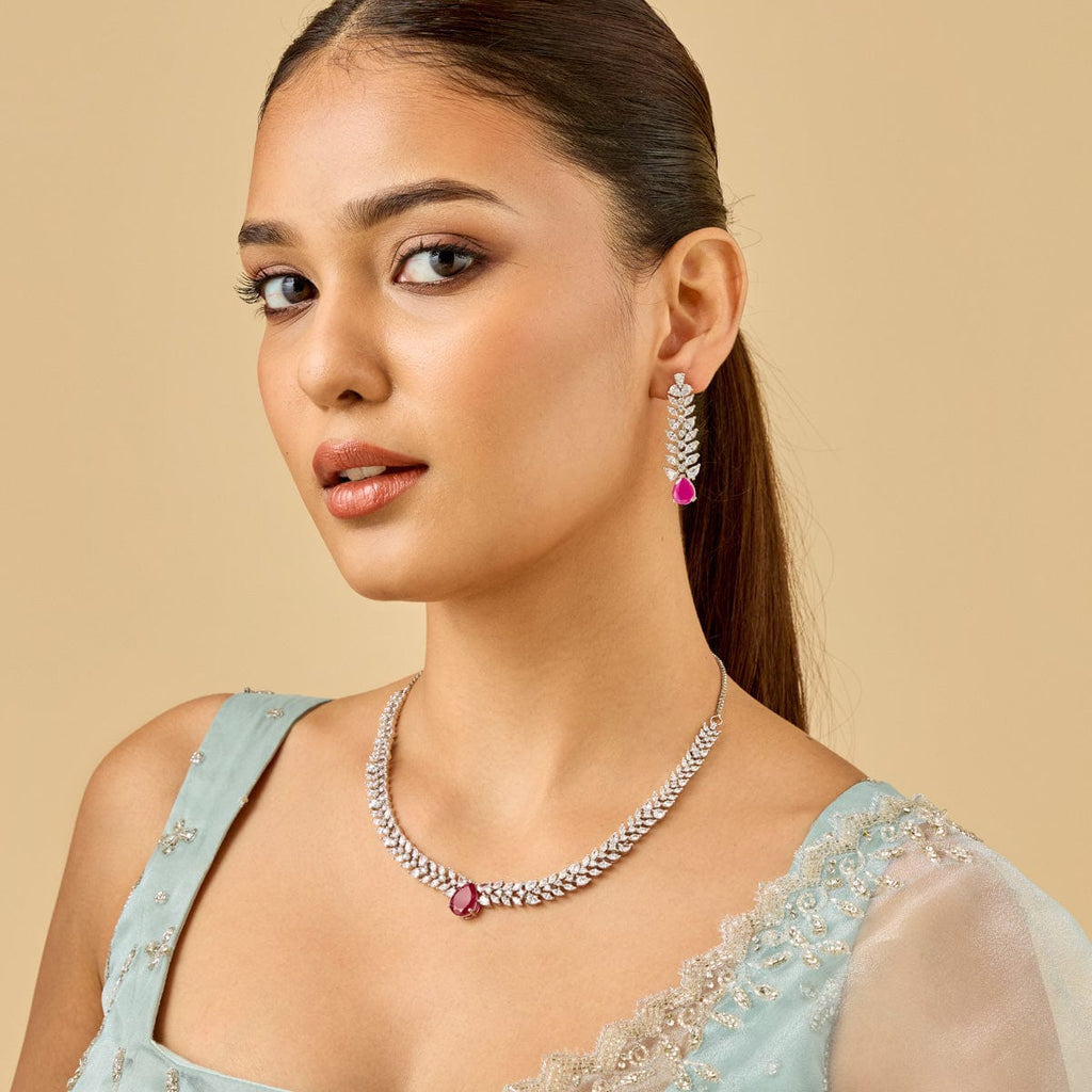 Zircon Necklace Zircon Necklace 185345