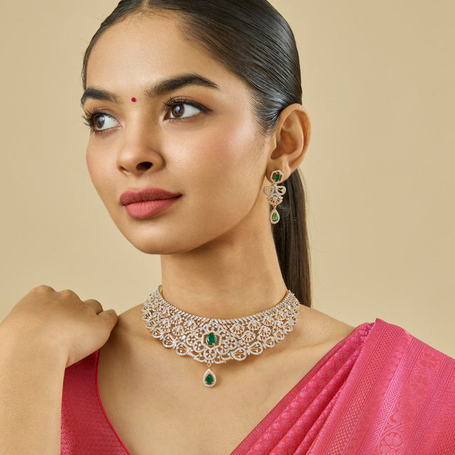 Zircon Necklace Zircon Necklace 185544