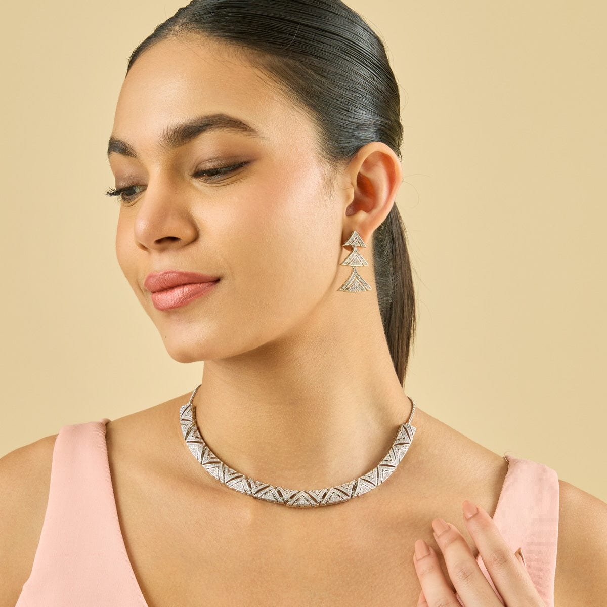 Zircon Necklace Zircon Necklace 185647