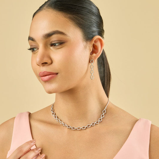 Zircon Necklace Zircon Necklace 185686