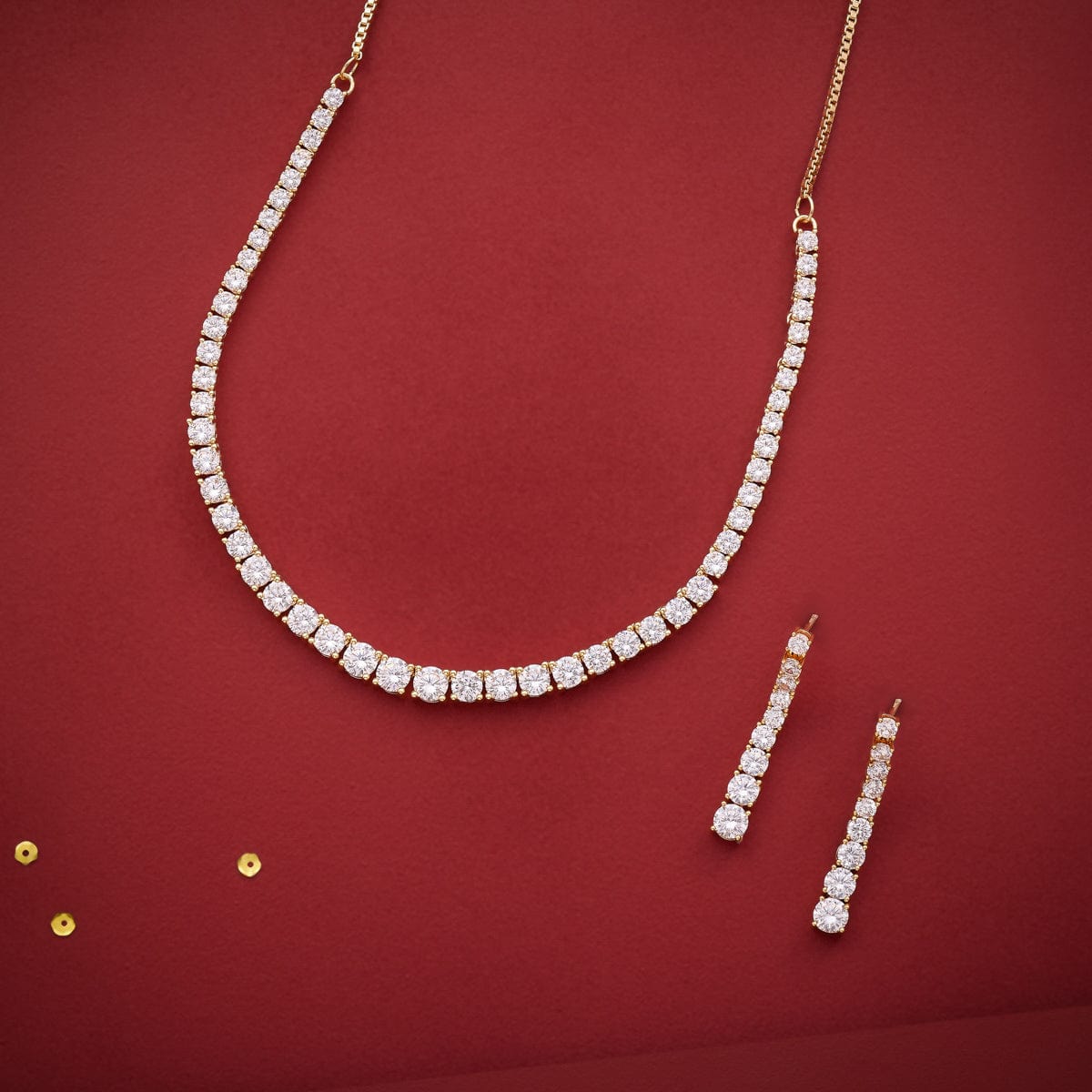 Zircon Necklace Zircon Necklace 185714