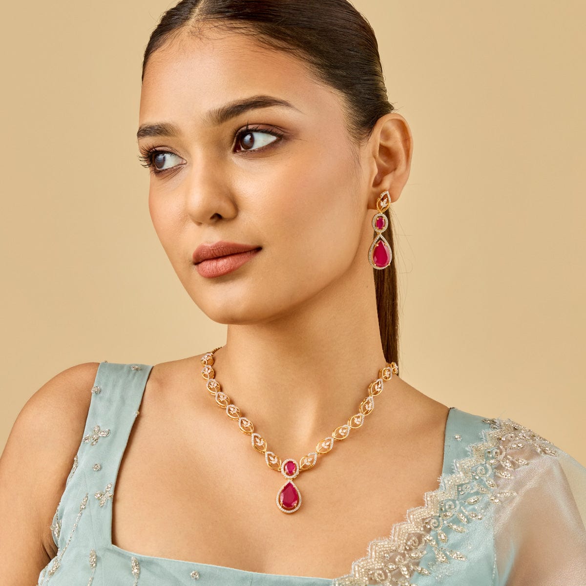 Zircon Necklace Zircon Necklace 185788