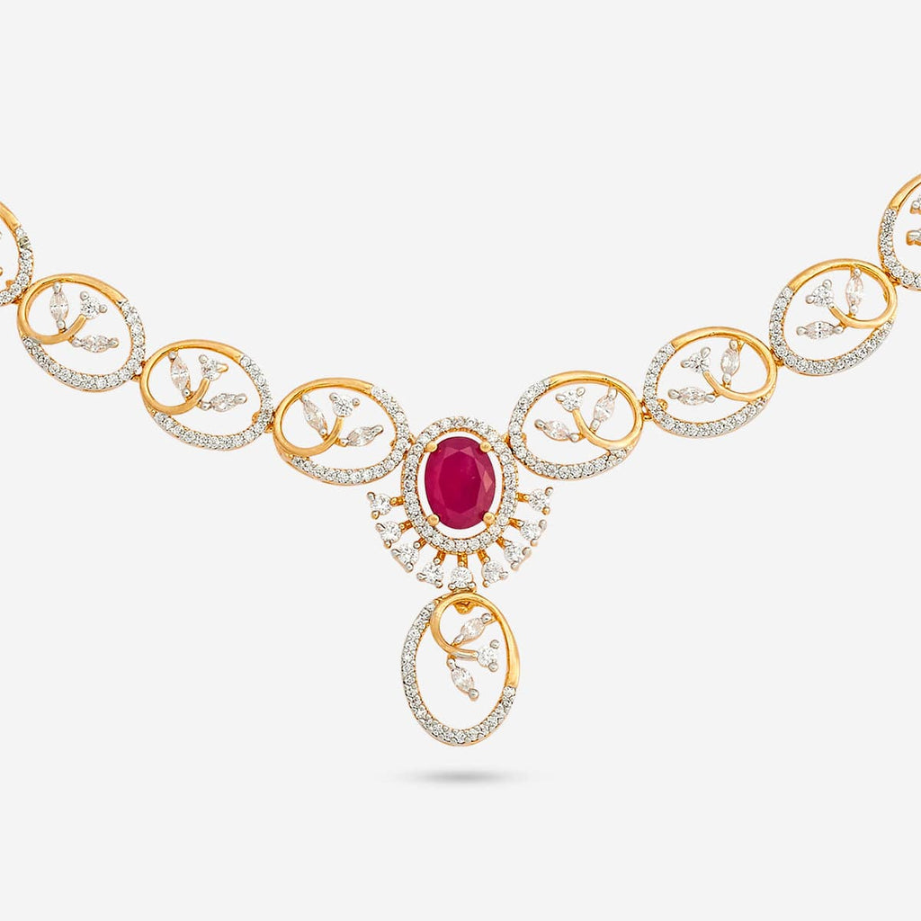 Zircon Necklace Zircon Necklace 185795