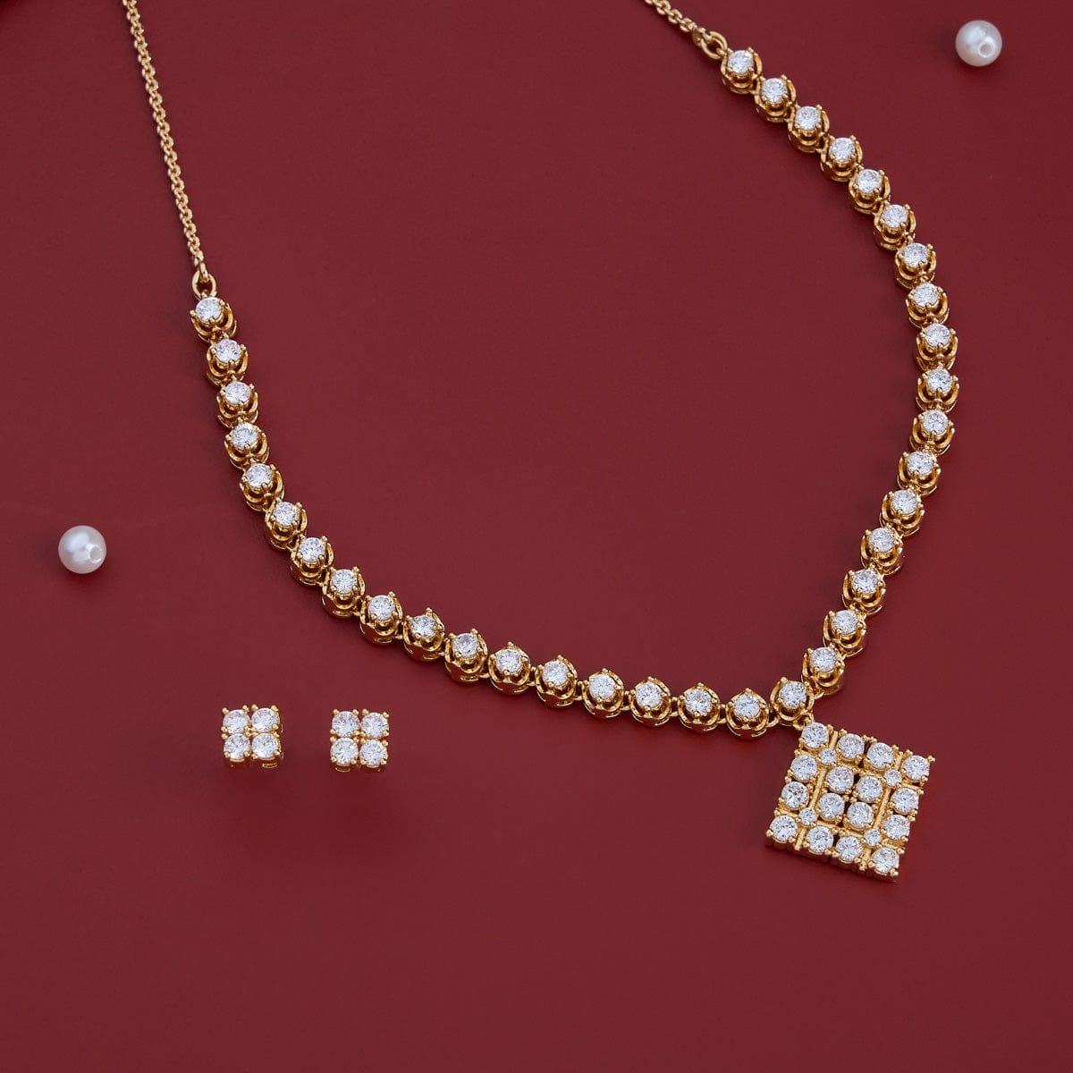 Zircon Necklace Zircon Necklace 186564