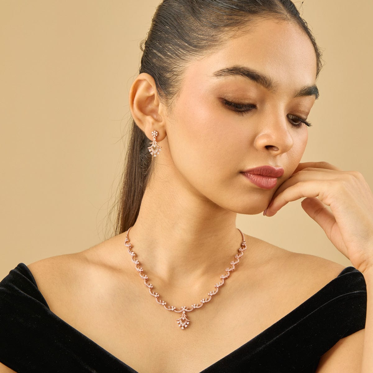 Zircon Necklace Zircon Necklace 186570