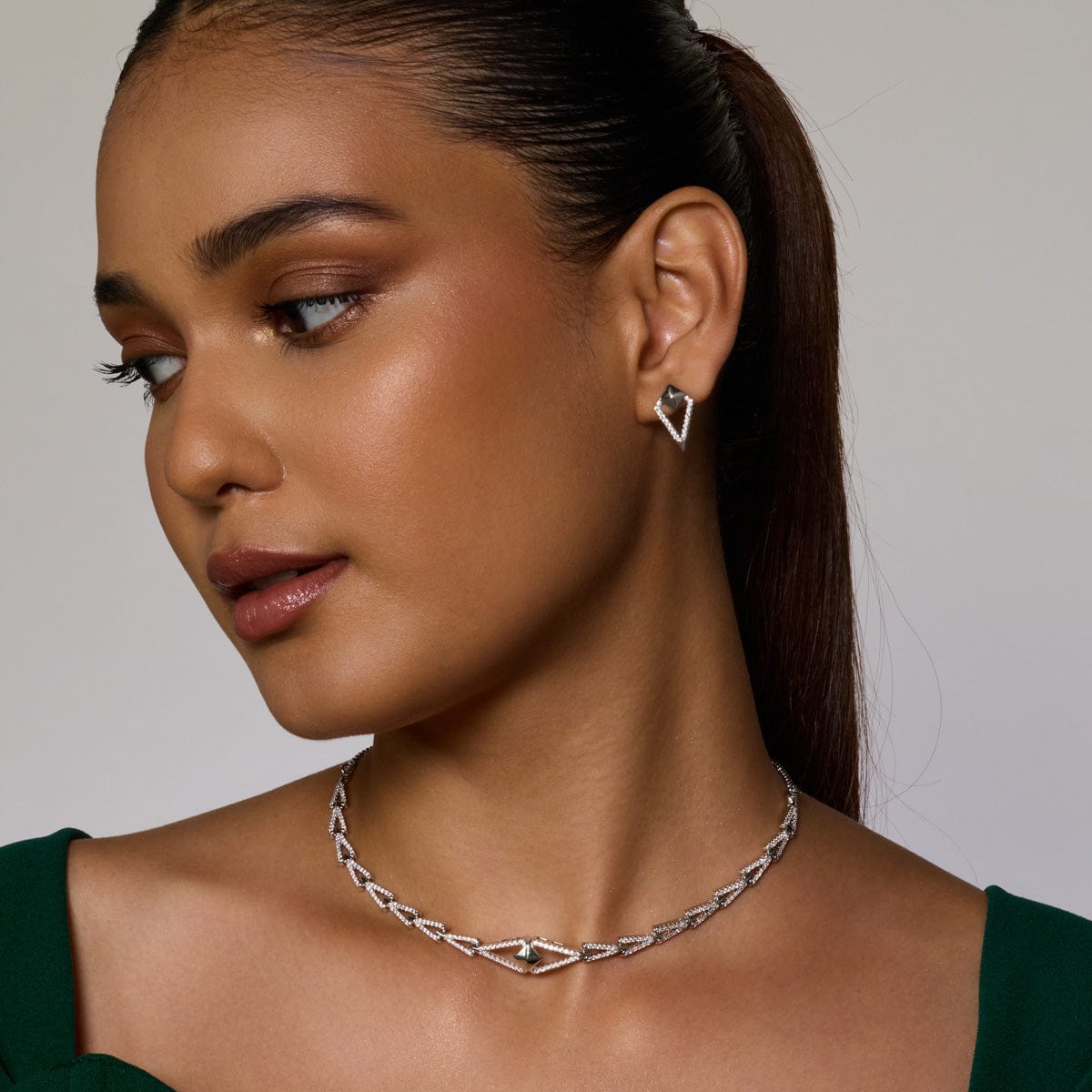 Zircon Necklace Zircon Necklace 187586