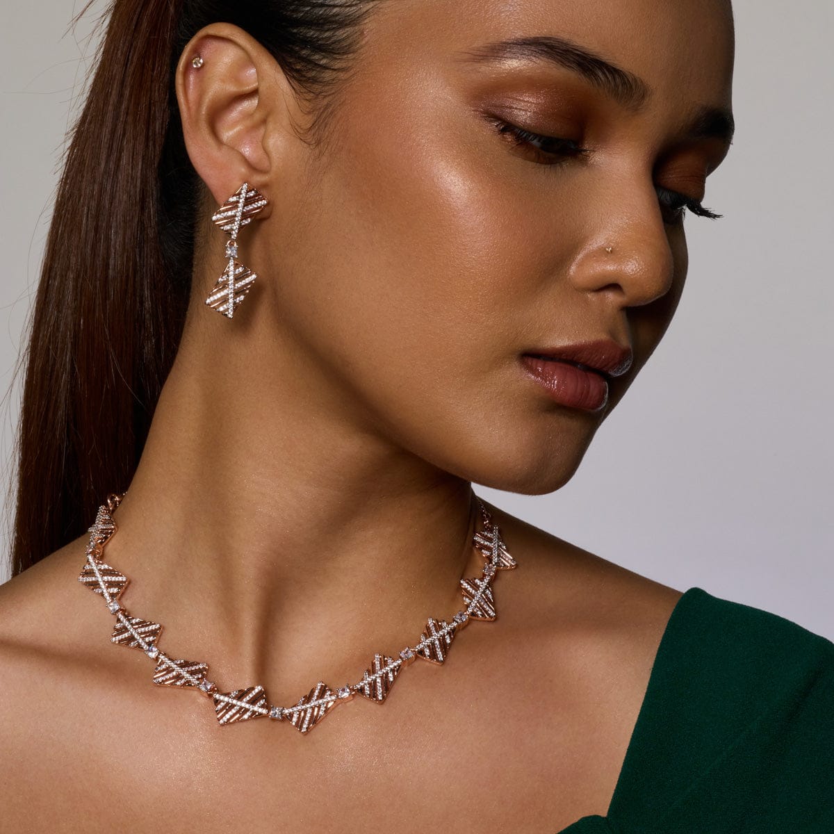 Zircon Necklace Zircon Necklace 187590