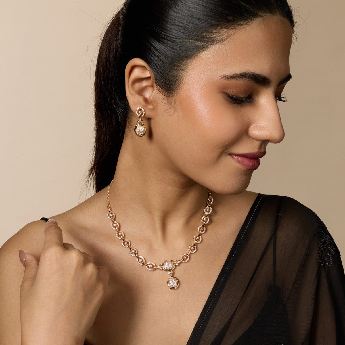 Zircon Necklace Zircon Necklace 187591