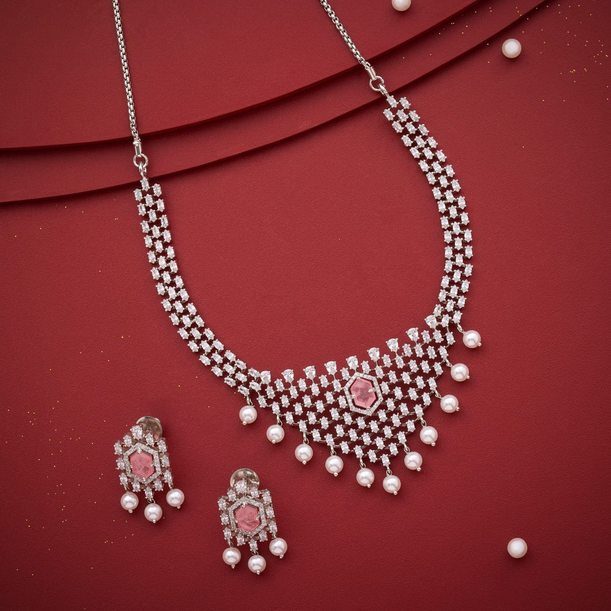 Zircon Necklace Zircon Necklace 187601