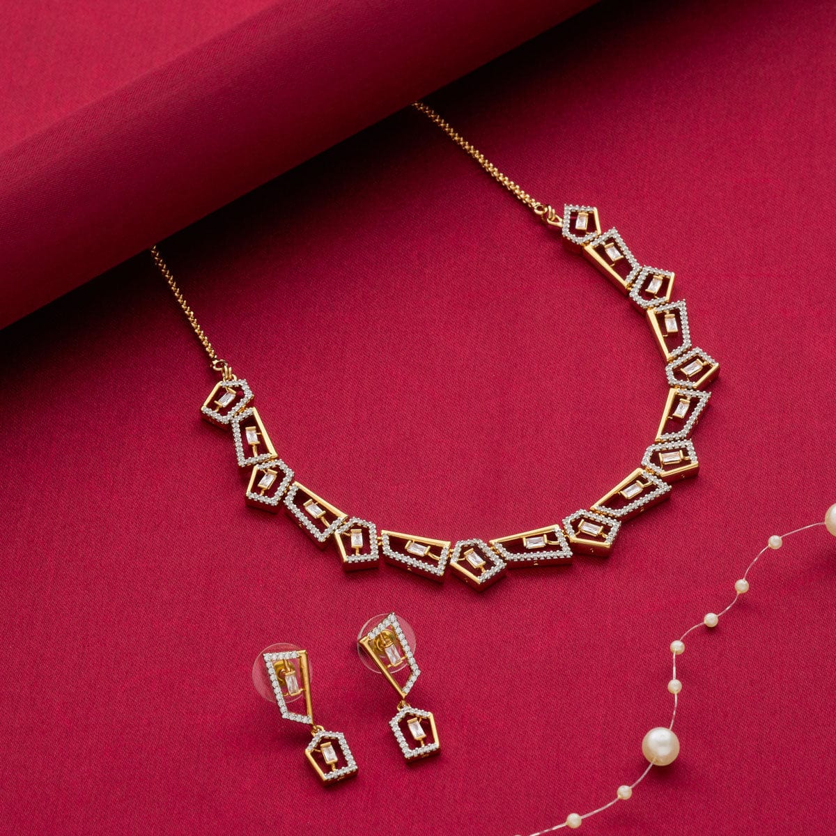 Zircon Necklace Zircon Necklace 187609