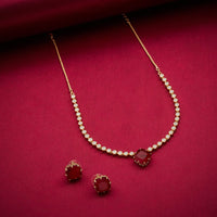 Zircon Necklace Zircon Necklace 187610