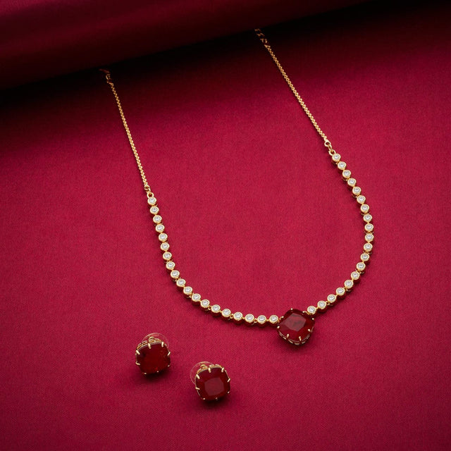 Zircon Necklace Zircon Necklace 187610