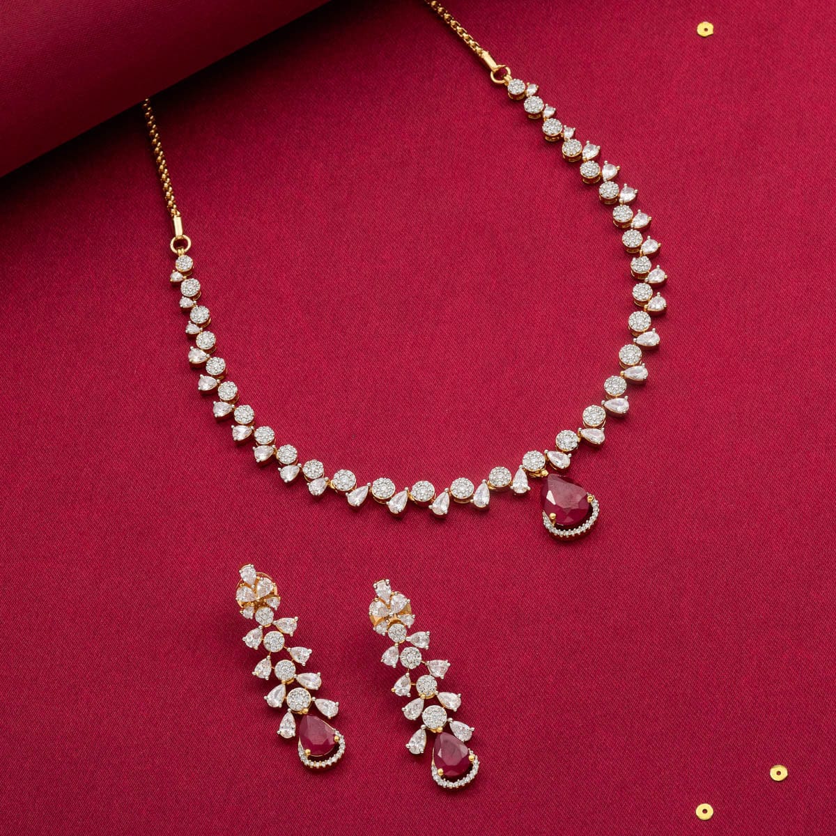 Zircon Necklace Zircon Necklace 187643