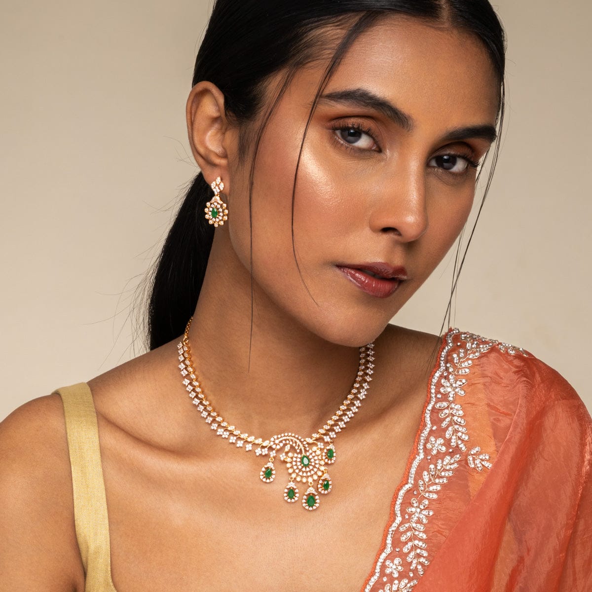 Zircon Necklace Zircon Necklace 187802