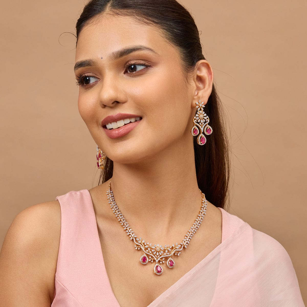 Zircon Necklace Zircon Necklace 187804