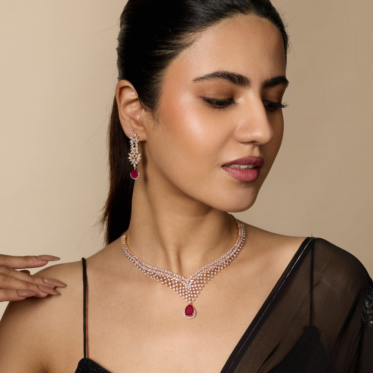 Zircon Necklace Zircon Necklace 188744