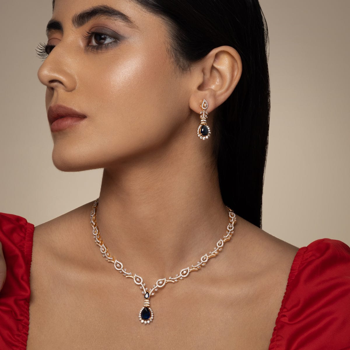 Zircon Necklace Zircon Necklace 188753