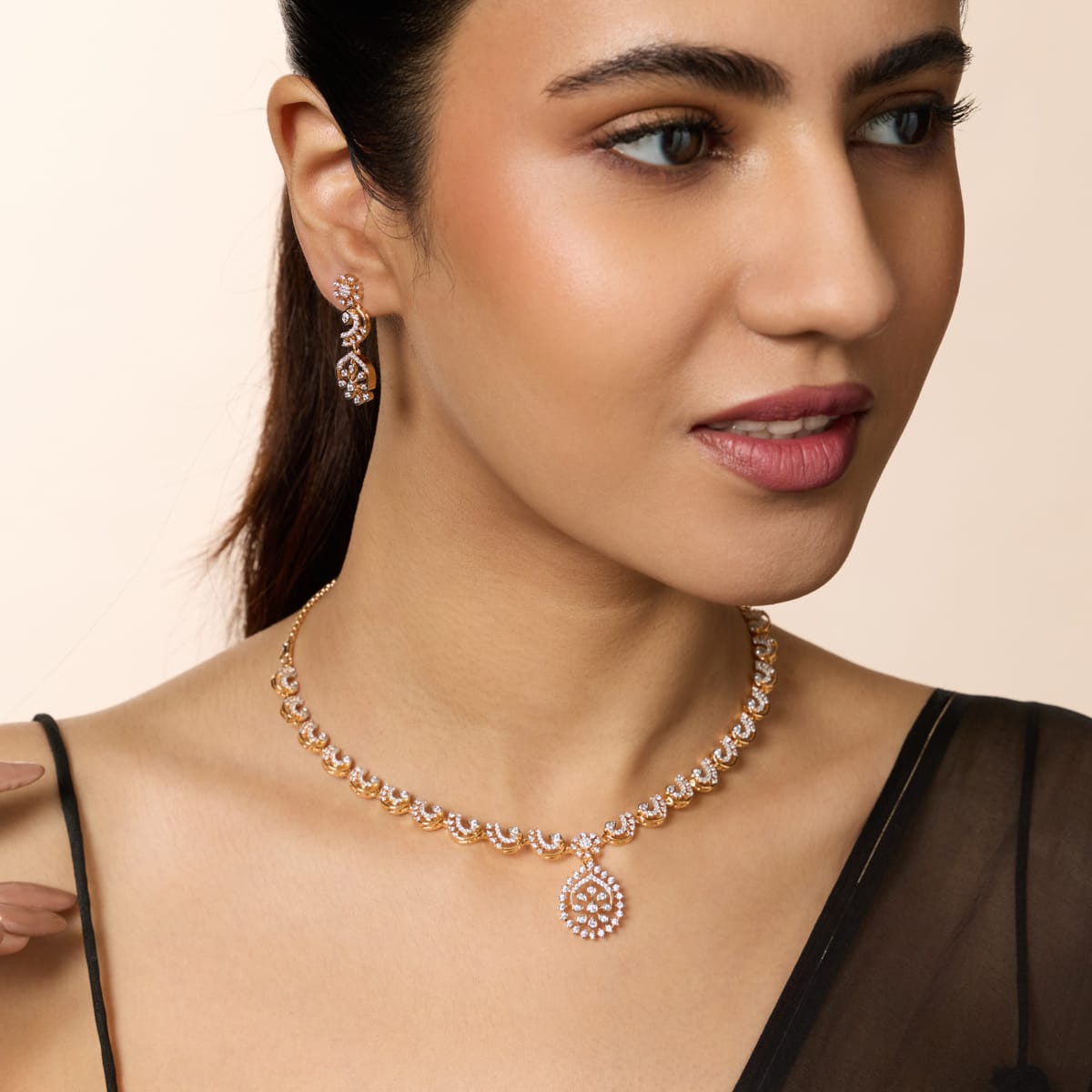 Zircon Necklace Zircon Necklace 188879