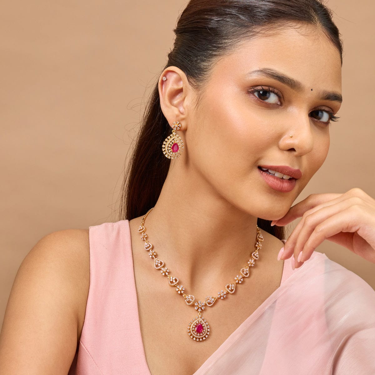 Zircon Necklace Zircon Necklace 188923