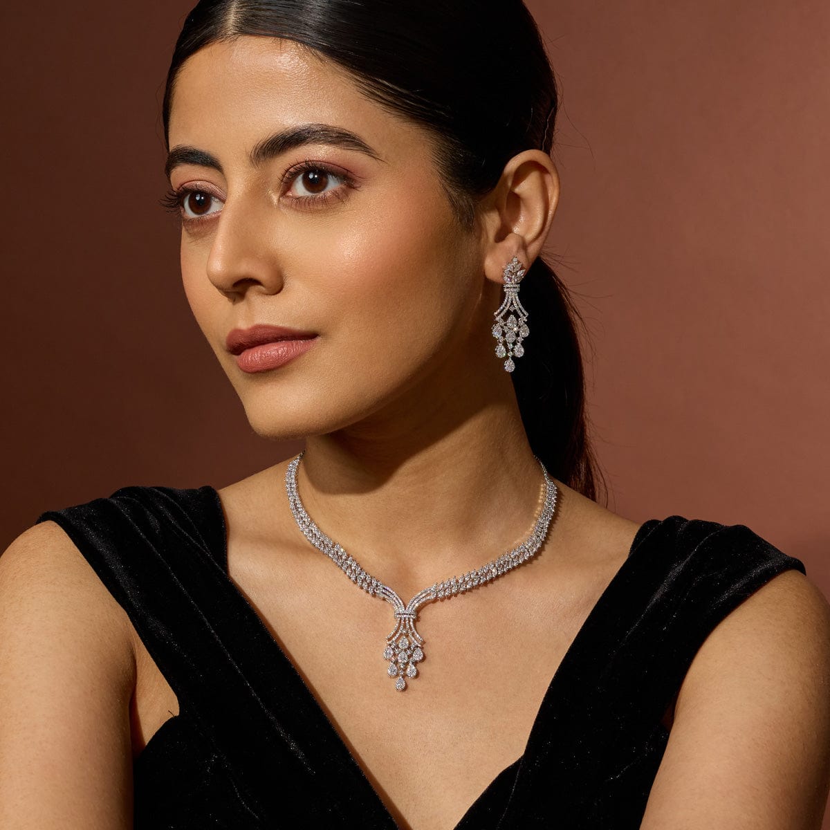 Zircon Necklace Zircon Necklace 189010