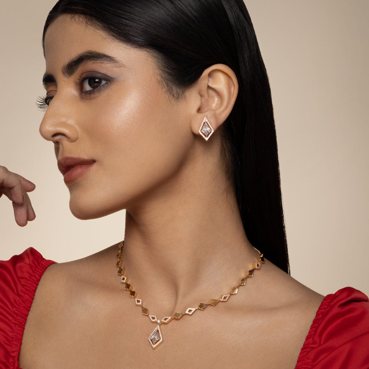 Zircon Necklace Zircon Necklace 189270