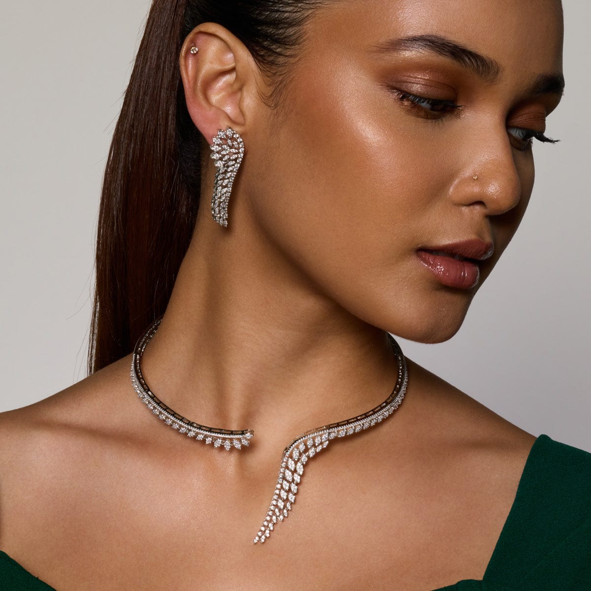 Zircon Necklace Zircon Necklace 190404