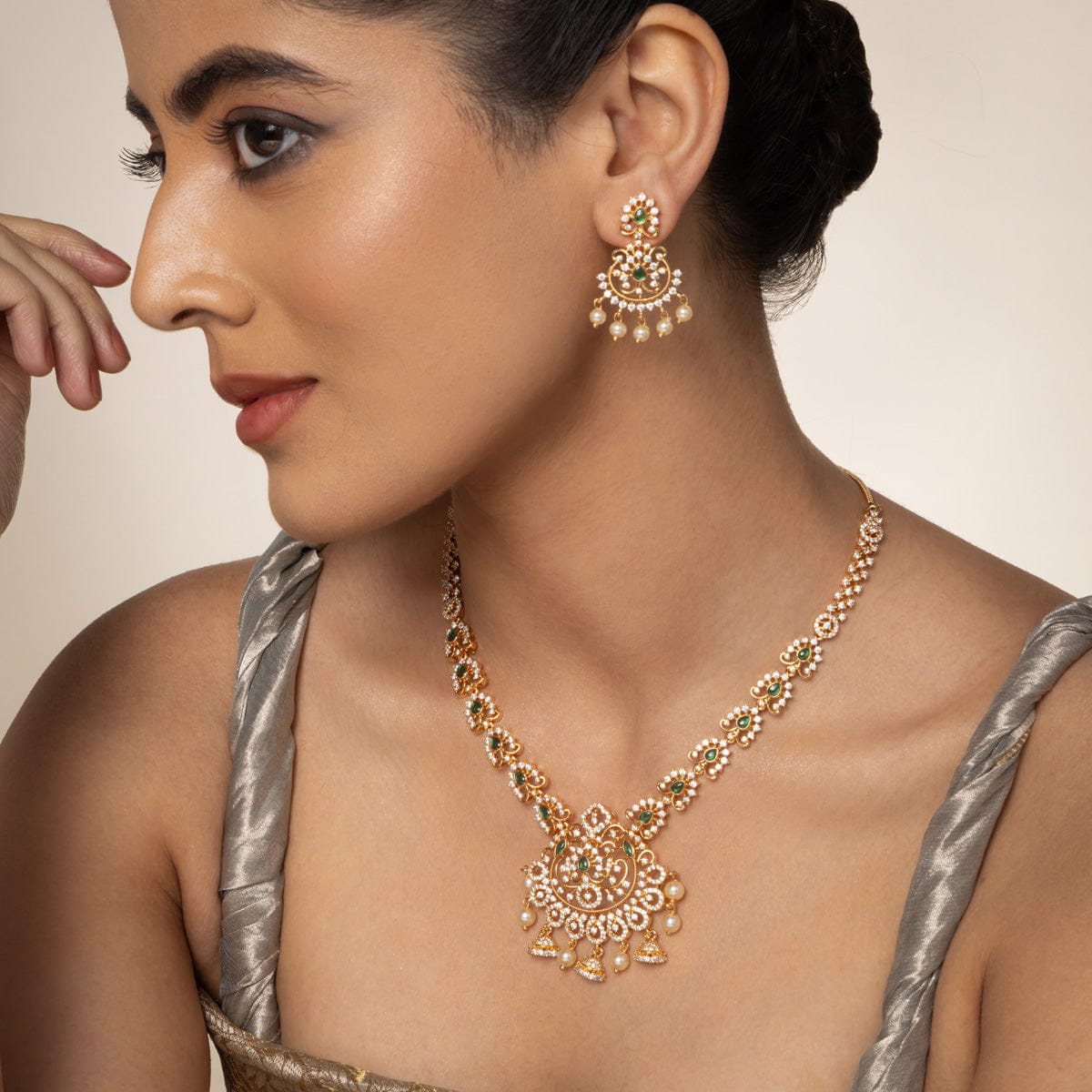 Zircon Necklace Zircon Necklace 190733