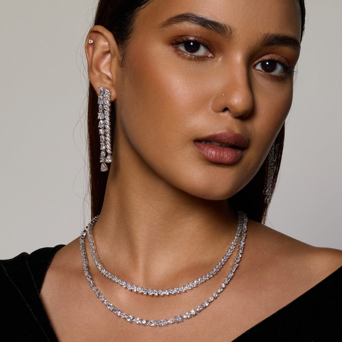 Zircon Necklace Zircon Necklace 190814