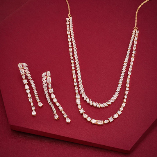 Zircon Necklace Zircon Necklace 190814
