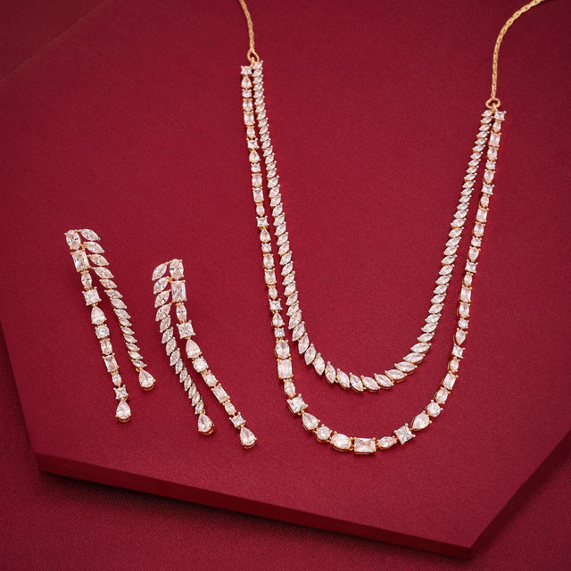 Zircon Necklace Zircon Necklace 190814