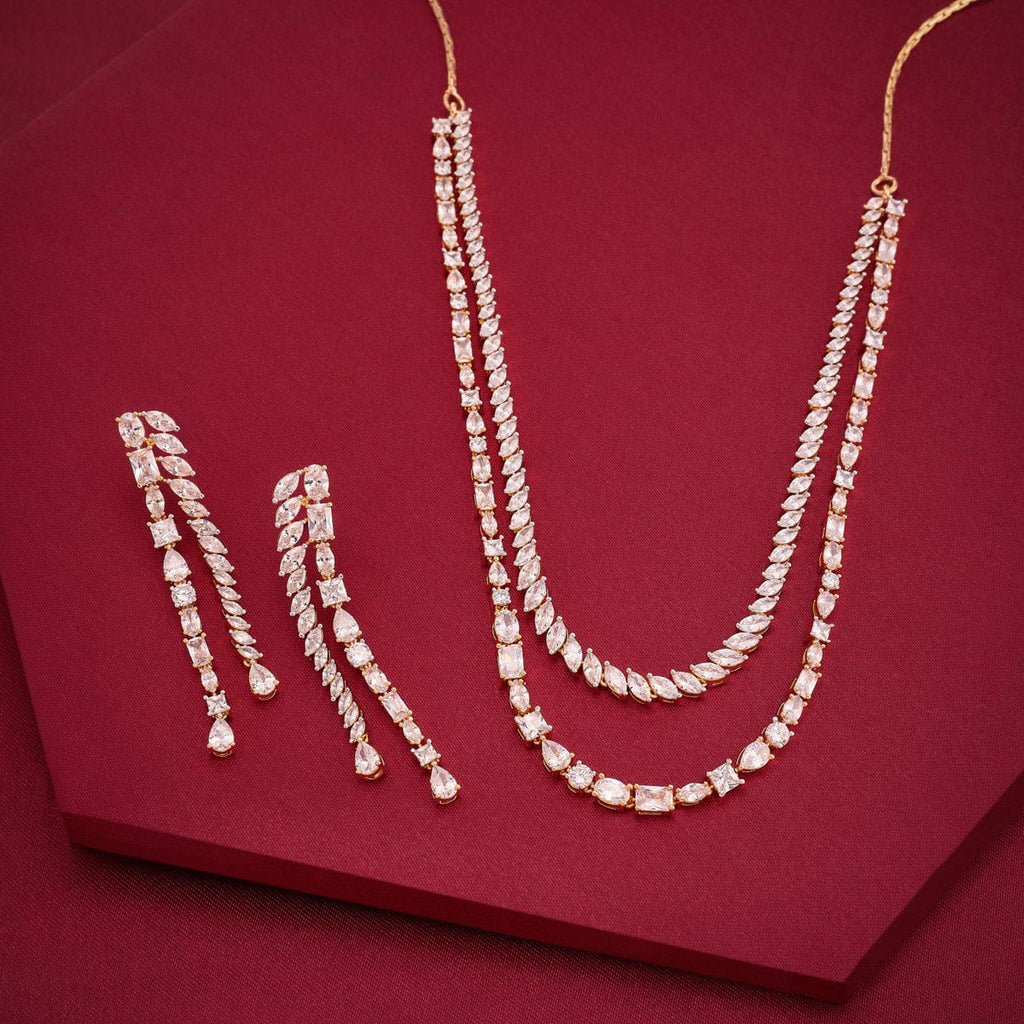 Zircon Necklace Zircon Necklace 190814