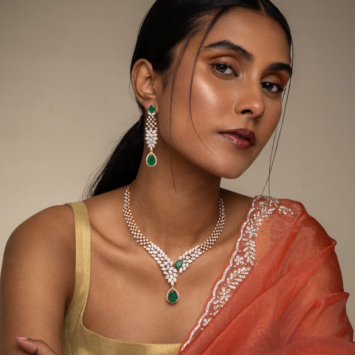 Zircon Necklace Zircon Necklace 190818